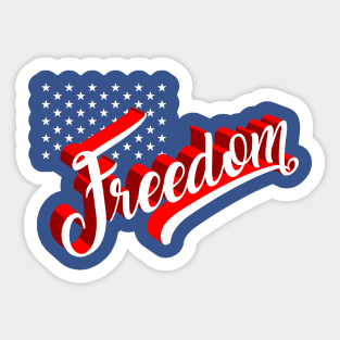 Freedom Sticker